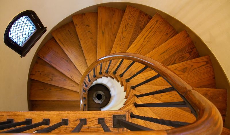 Wooden Curved Staircase