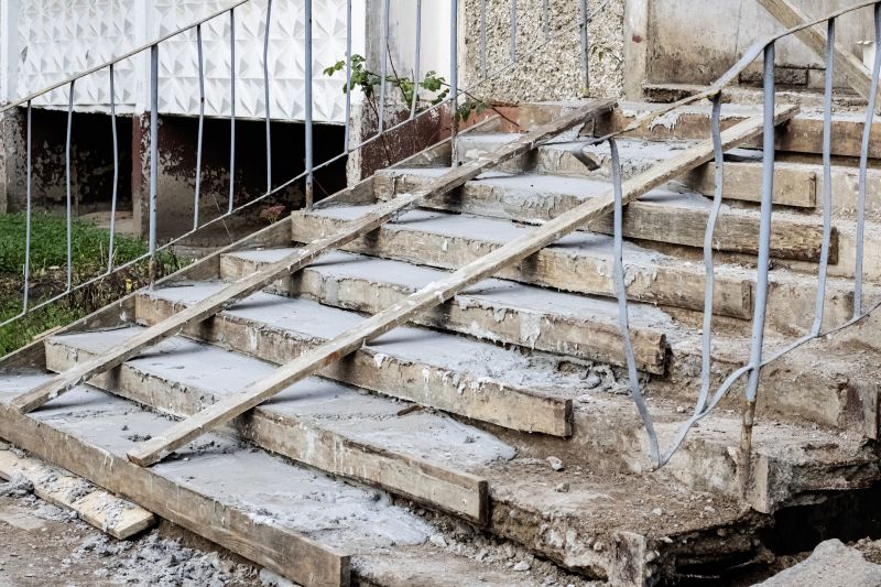 Wood Stair Railing Repair in Wilmington, NC