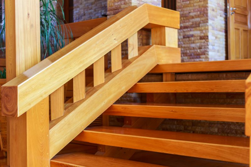 Final Finish on Wooden Stairs